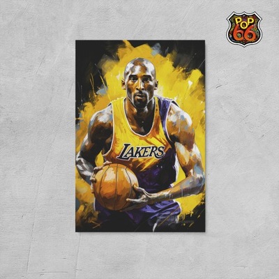 Obraz na płótnie do salonu, sypialni, Kobe Bryant POP ART 30x20cm