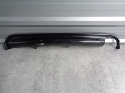 Mini s r56 накладка спойлер дифузор задня фото №1