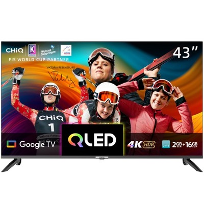 Telewizor QLED CHiQ U43QM8V 43'' 4K UHD SMART