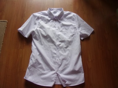 Biała koszula szczupła 14-15L Marks&Spencer