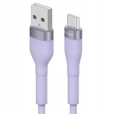 Ringke kabel USB-A - USB-C 480Mb/s 12W 2m fioletowy