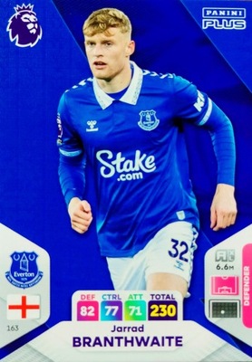 PANINI PREMIER LEAGUE 2024 PLUS 163 JARRAD BRANTHWAITE EVERTON