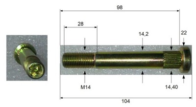 SMEIGTUKAS STEBULĖS PRIEK. TOYOTA 