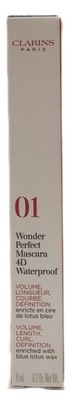 CLARINS WONDER PERFECT 4D MASCARA 01 BLACK WP