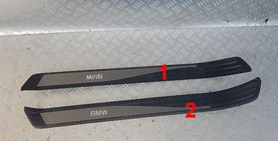 BMW 5 E60 E61 ЗАХИСТ НАКЛАДКА NA ПОРІГ ПЕРЕДНІЙ ПЕРЕД