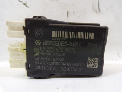 Модуль блок управления сиденье mercedes w222 h фото №1