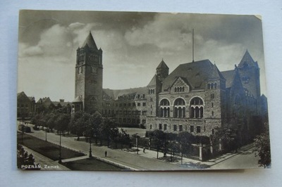 POZNAŃ ZAMEK przedwojenna POCZTÓWKA