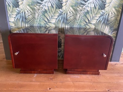 2 SZAFKI NOCNE ART DECO Z 1950 ROKU