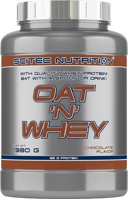 SCITEC OAT 'N' WHEY 1380G 100% WPC MANNA ŚNIADANIE - Szybki i zdrowy