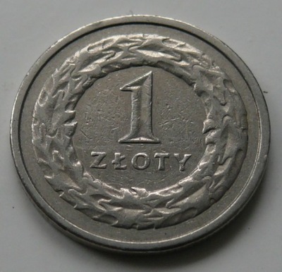 POLSKA - 1 zł 1990 r. z obiegu (2)