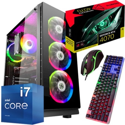 KOMPUTER DO GIER i7-11700f 32GB/1TB SSD RTX 4070 12GB