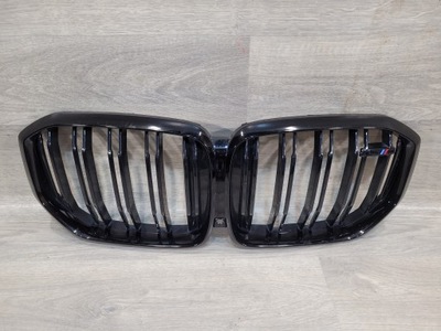 Решітка радіатора решітка радіатора bmw x5m f95 оригінал чорний фото №1