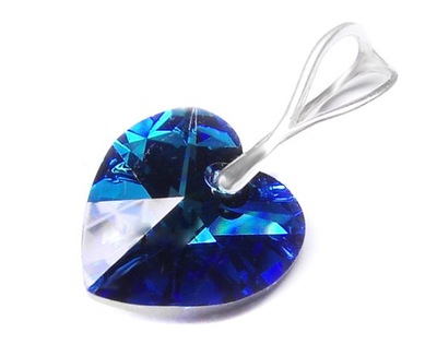 ARSYLION zawieszka kryształ Swarovski Bermuda Blue