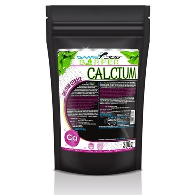 GAME DOG BARFER Calcium Citrate cytrynian wapnia 300 g