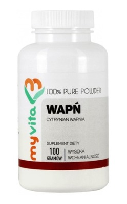 MyVita, Wapń, Cytrynian wapnia, 100g