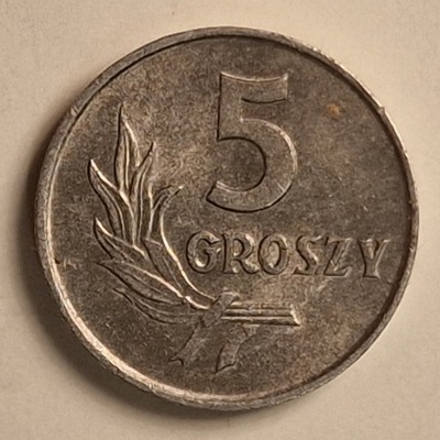5 groszy z roku 1962 HIT