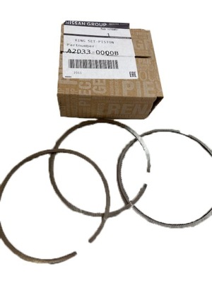 Кільця поршневі поршня master iii 2.3 dci фото №1