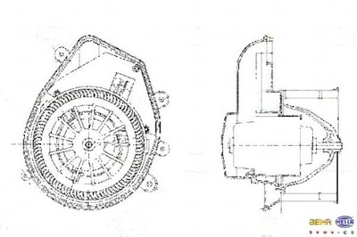 BEHR HELLA MOTOR SOPLADORES VW A4/PASSAT 96-  