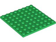 Lego 41539 płytka 8x8 zielona 1szt