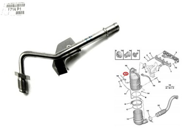 Шланг датчика тиск. вихлопних газів citroen berlingo, c3 фото №1