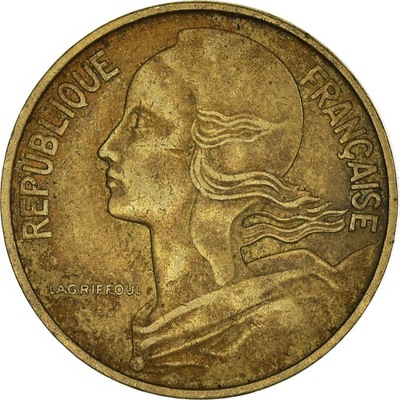 Moneta, Francja, 10 Centimes, 1973