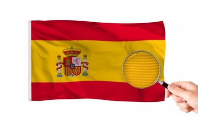 MOCNA Flaga HISZPANIA 150x90 cm Flagi Hiszpanii SOLIDNY MATERIAŁ