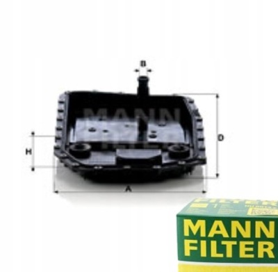 Mann-filter h 50 001 фильтр гидравлический, автоматическая коробка передач передач фото №1