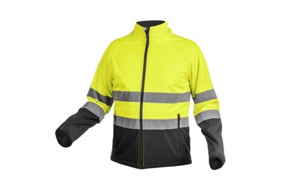 EXTER kurtka ostrzegawcza softshell żółta 2XL (56)