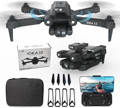 IDEA12 Dron z Kamerą 1080P FPV RC Quadcopter 360°