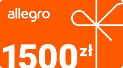 Karta Podarunkowa Allegro - 1500 zł