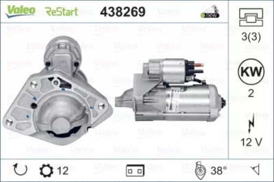 Стартер renault scenic 1.6 дизель 1/ 438269 фото №1