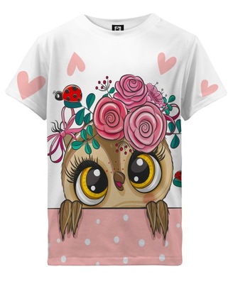Dziecięcy T-shirt Cute Owl 122 HIT