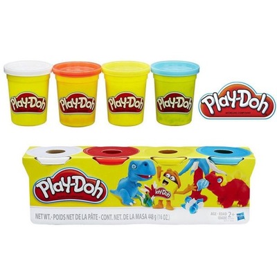 PLAY-DOH B5517 4 tuby ciastoliny