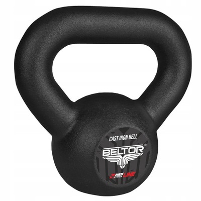 Kettlebell żeliwny kettle kula hantle 4kg