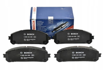 BOSCH ZAPATAS DE FRENADO PARTE DELANTERA TOYOTA RAV-4 IV 12-  