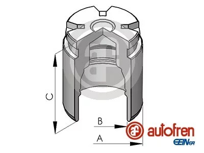 D025642 PISTON HAM. HYUNDAI T. I30/IX20 1,4-1,6  