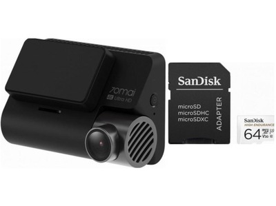 WIDEOREJESTRATOR 70Mai Dash Cam A810 4K + KARTA PAMIĘCI 64GB!