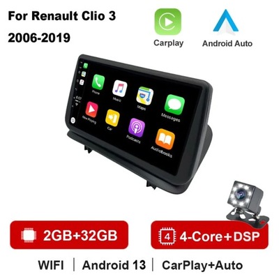 NAWIGATOR GPS PARA RENAULT CLIO 3 CLIO 3 2005-2014 RADIO DE AUTOMÓVIL NAVEGACIÓN GPS  