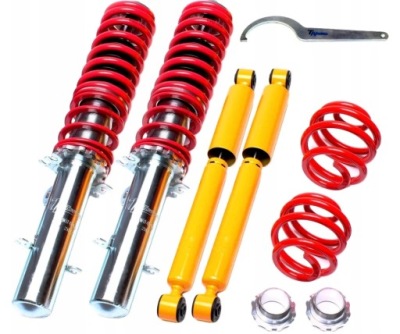 Підвіска регульоване ta technix evogwvw04q seat leon 1m1 4x4 фото №1