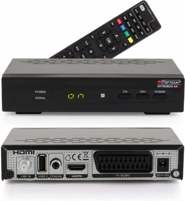 TUNER SAT DEKODER DVB-S2 Opticum NYTROBOX AX 1080p