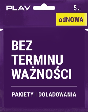 STARTER PLAY NA KARTĘ SIM Card odNOWA 5zł