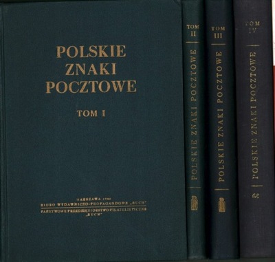 POLSKIE ZNAKI POCZTOWE - 4 TOMY