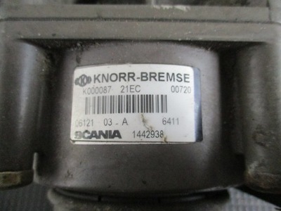 Клапан головний scania r 04-13 1442938 фото №1