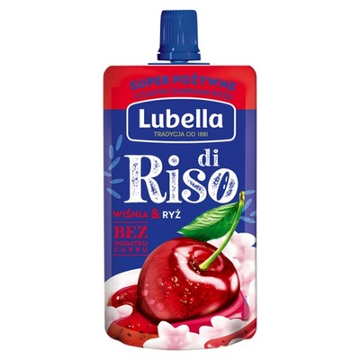 MUS LUBELLA RISO WIŚNIA & RYŻ 100g TUBKA