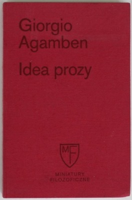 IDEA PROZY Agamben BDB