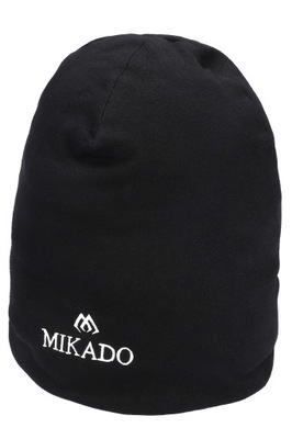 Mikado czapka zimowa bawełna czarna UM-UC008
