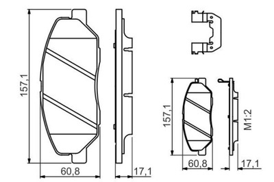 BOSCH 0 986 494 631 КОЛОДКИ ТОРМОЗНЫЕ