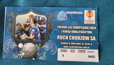 bilet Ruch Chorzów - Szachtar