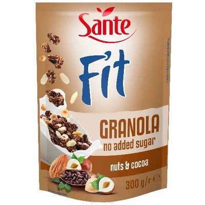 Sante Fit Granola Orzechy Kakao Bez Cukru 300g