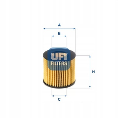 UFI 25.116.00 ФИЛЬТР МАСЛА